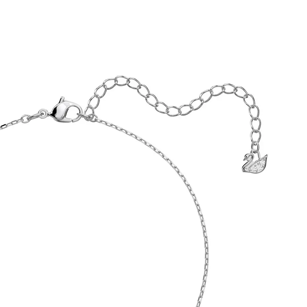 Swarovski Una set round cut blue rhodium plated 6