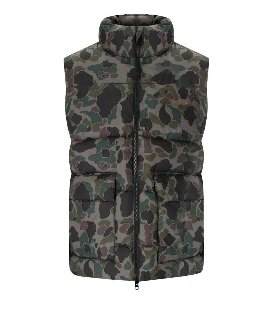 Carhartt Wip Springfield Camo Duck Grey Vest, image size:897x1024