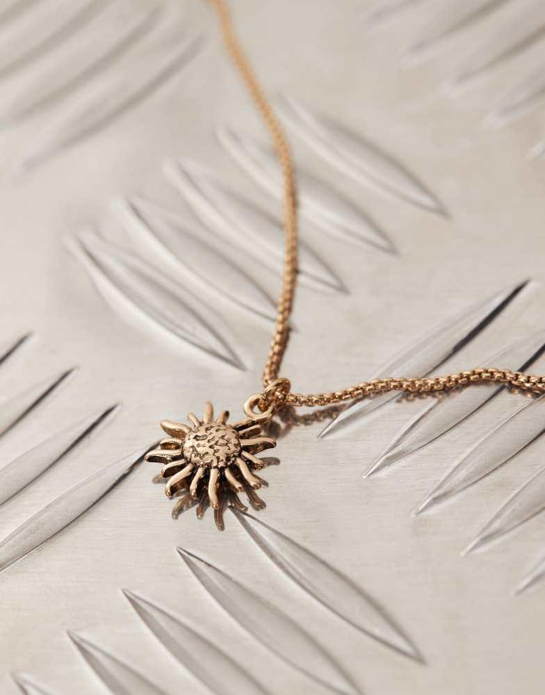 CLASSICS 77 Classics 77  sun pendant chain necklace in gold