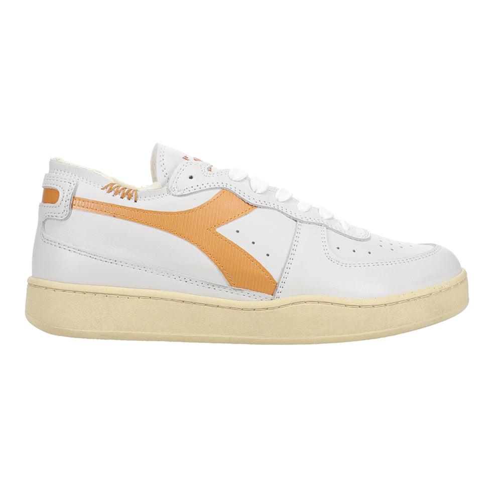 Diadora Mi Basket Row Cut Performance Lace Up Sneakers