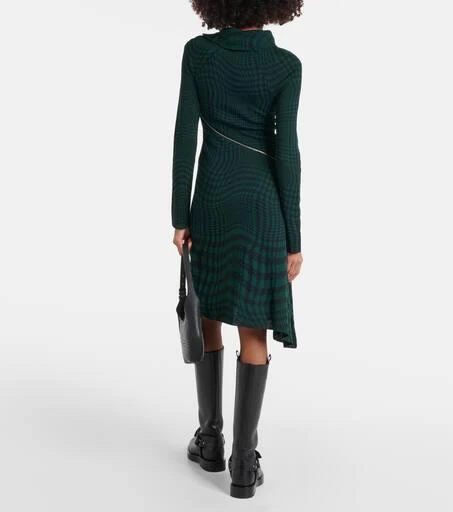 Burberry Burberry Check wool-blend midi dress 3