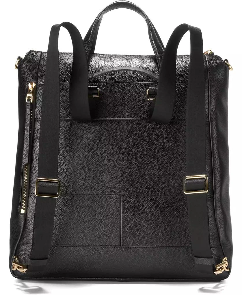 Cole Haan Black Backpack with Gold Zippers Cole Hahn Cole Haan Jade Backpack Cole Haan Jade Backpack  main image 2