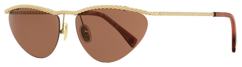LANVIN キャットアイフレムサンクラス LNV102S 713 Lanvin Women's Cat Eye Sunglasses LNV102S 713 Gold/Wine 60mm