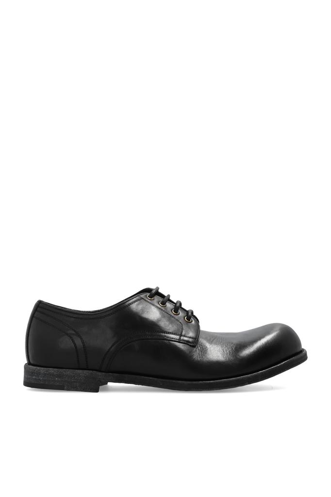 Dolce & Gabbana 黒 レザー ドレスシューズ 26cm メンズ ドルチェ&ガッバーナ ドルガバ DOLCE&GABBANA イールレザー