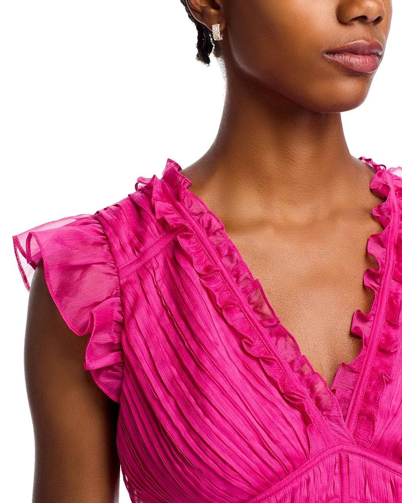 AQUA Flutter Maxi Dress - Exclusive 6