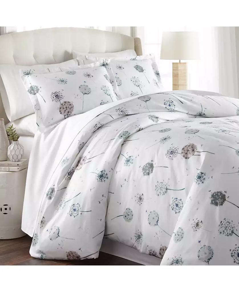 SOUTHSHORE FINE LINENS Luxury Dandelion Dreams 3-Pc. Duvet Cover Set