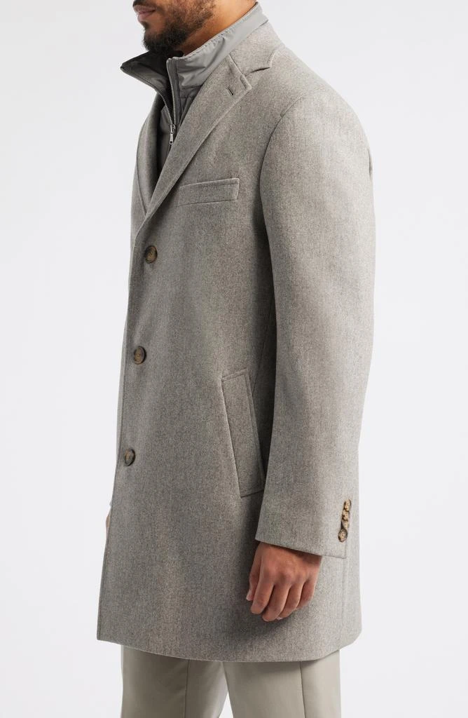 Jack Victor Delroy Wool Topcoat with Removable Bib 4
