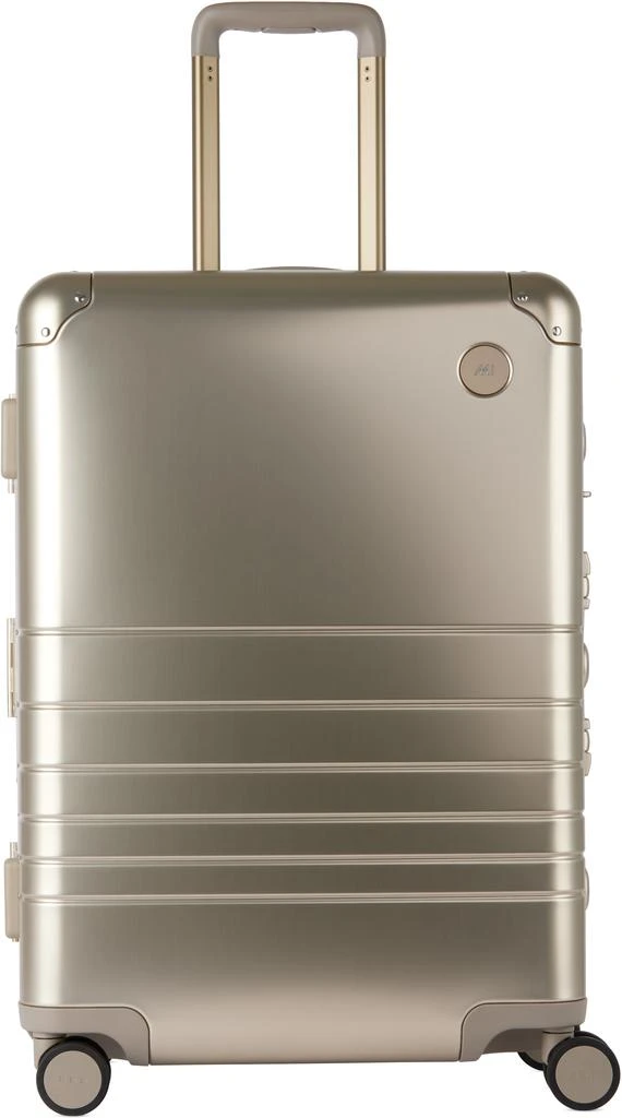 Monos Gold Aluminum Check-In Medium Suitcase 4