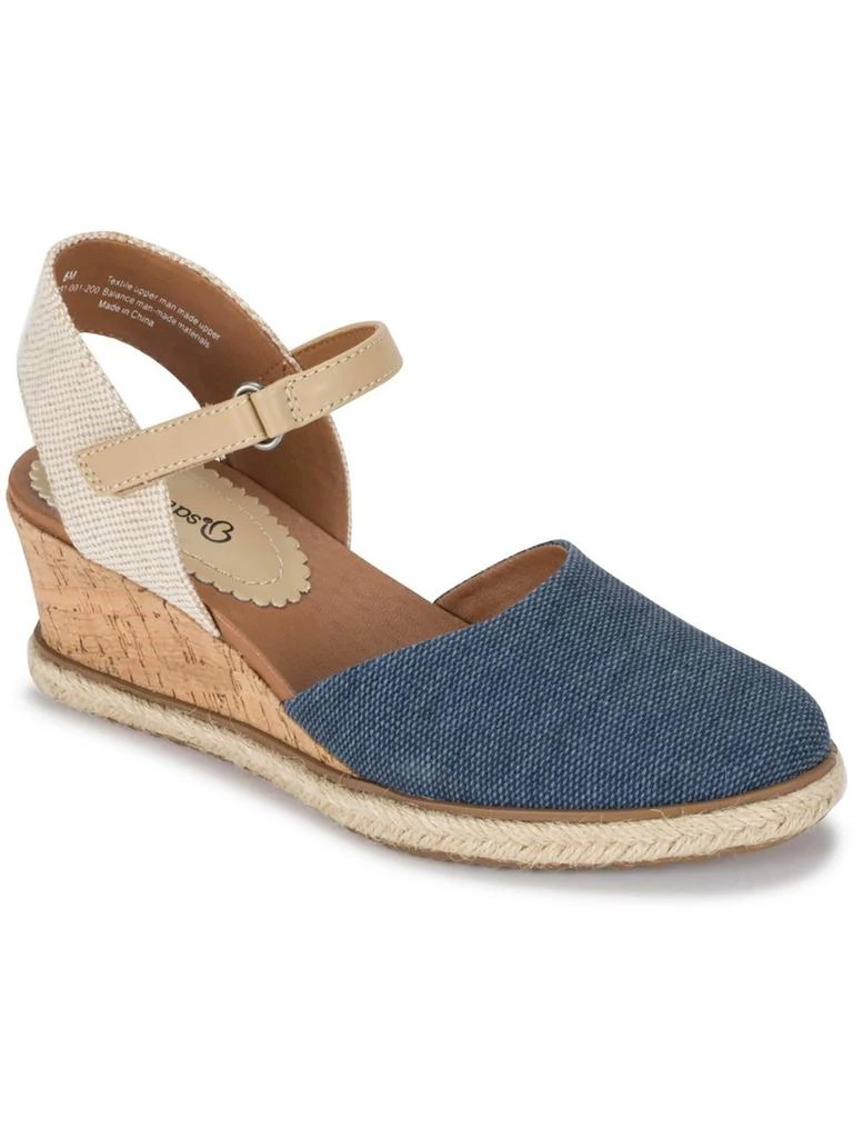 Baretraps Ocean Womens Cork Ankle Strap Espadrilles 7