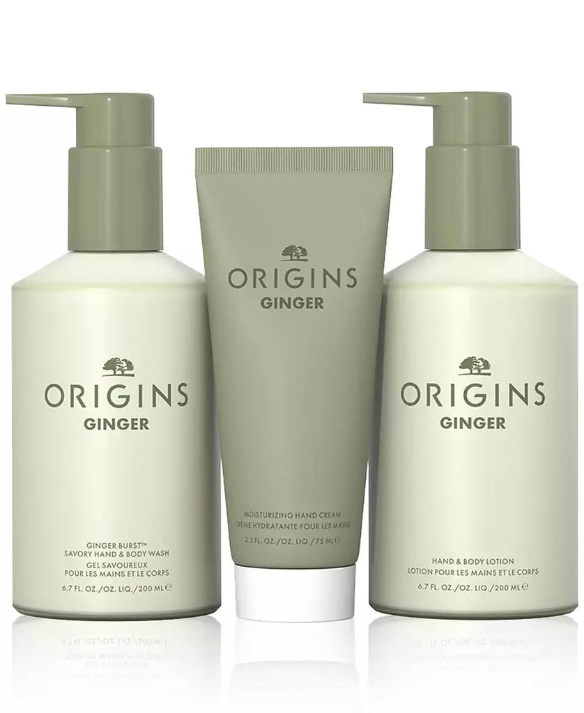 Origins 3-Pc. Ginger Bath & Body Nourishing Essentials Skincare Gift Set 3