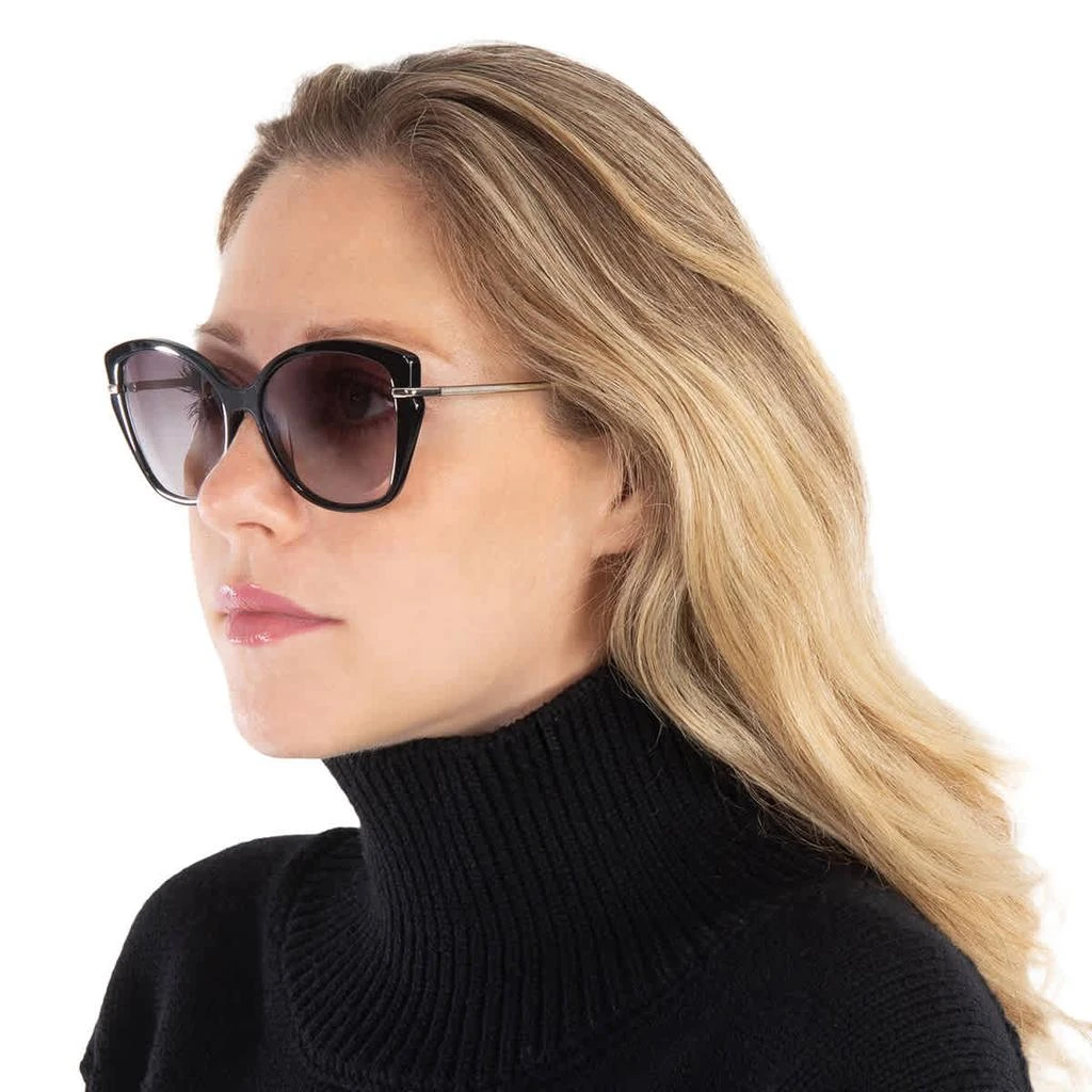 Shop Grey Gradient Cat Eye Ladies Sunglasses LO627S 001 57  display picture 3
