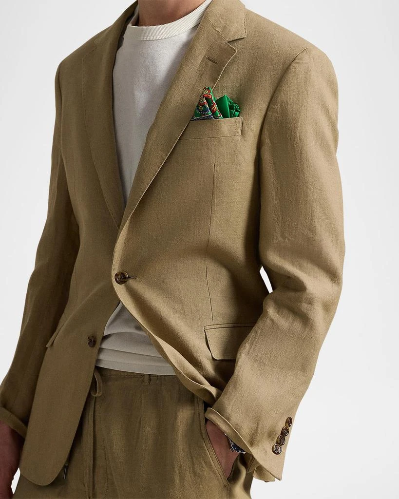 Ralph Lauren Men's Tailored Linen Suit Jacket 6