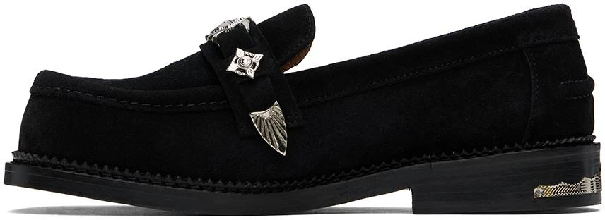 Toga Virilis Black Suede Loafers 3