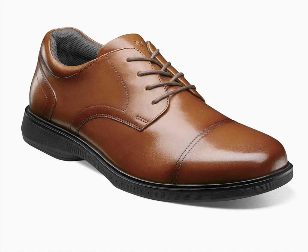 Men\'s Nunn Bush Size 9.5M Centro Flex Cap Toe Oxford Brown NWT‎ Nunn Bush | Shoes | Nunn Bush Mens Brown Leather Wingtip  main image 2
