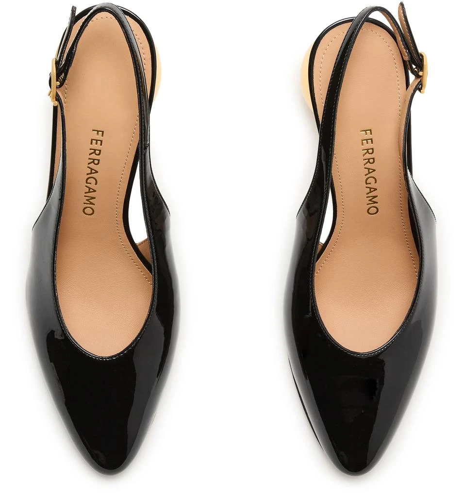 Salvatore Ferragamo Spherical heel slingback pumps 5