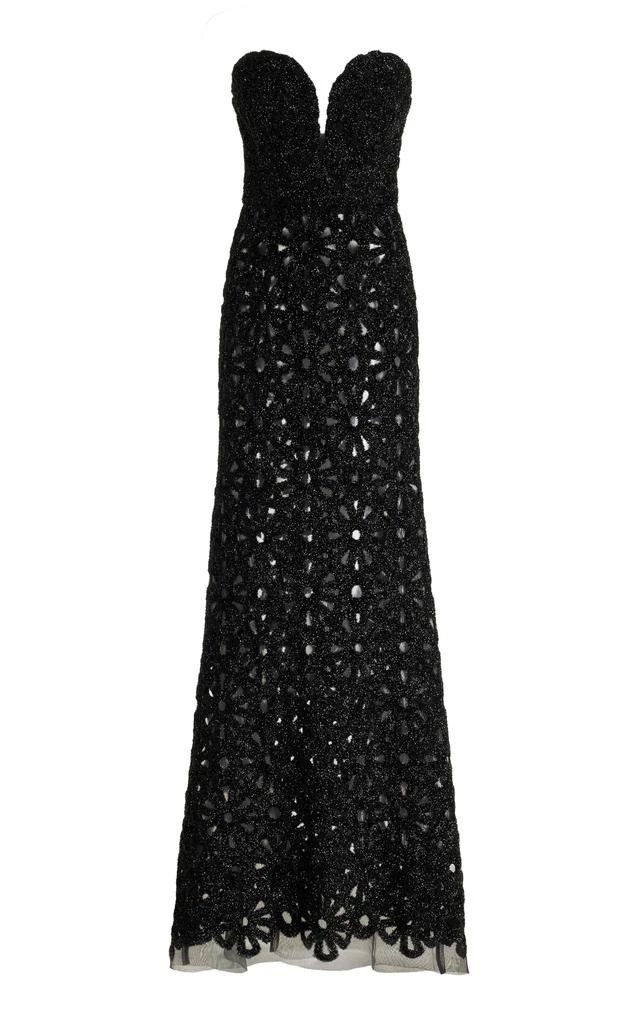 Carla Zampatti Carla Zampatti - Strapless Metallic-Embroidered Tulle Gown -  Black - AU 10 - Moda Operandi - Dresses & Skirts - Compare Prices from 8+  Stores - BeyondStyle