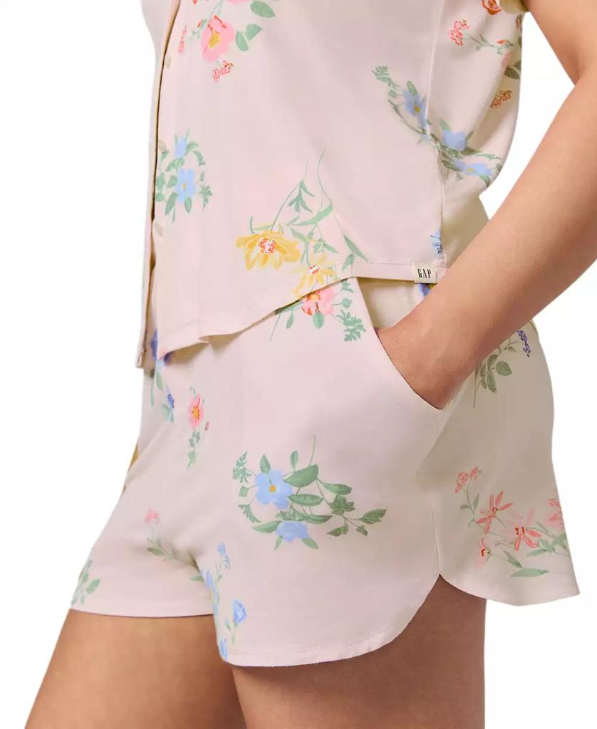 GAP GapBody Women's Notched-Collar Short Pajama Set