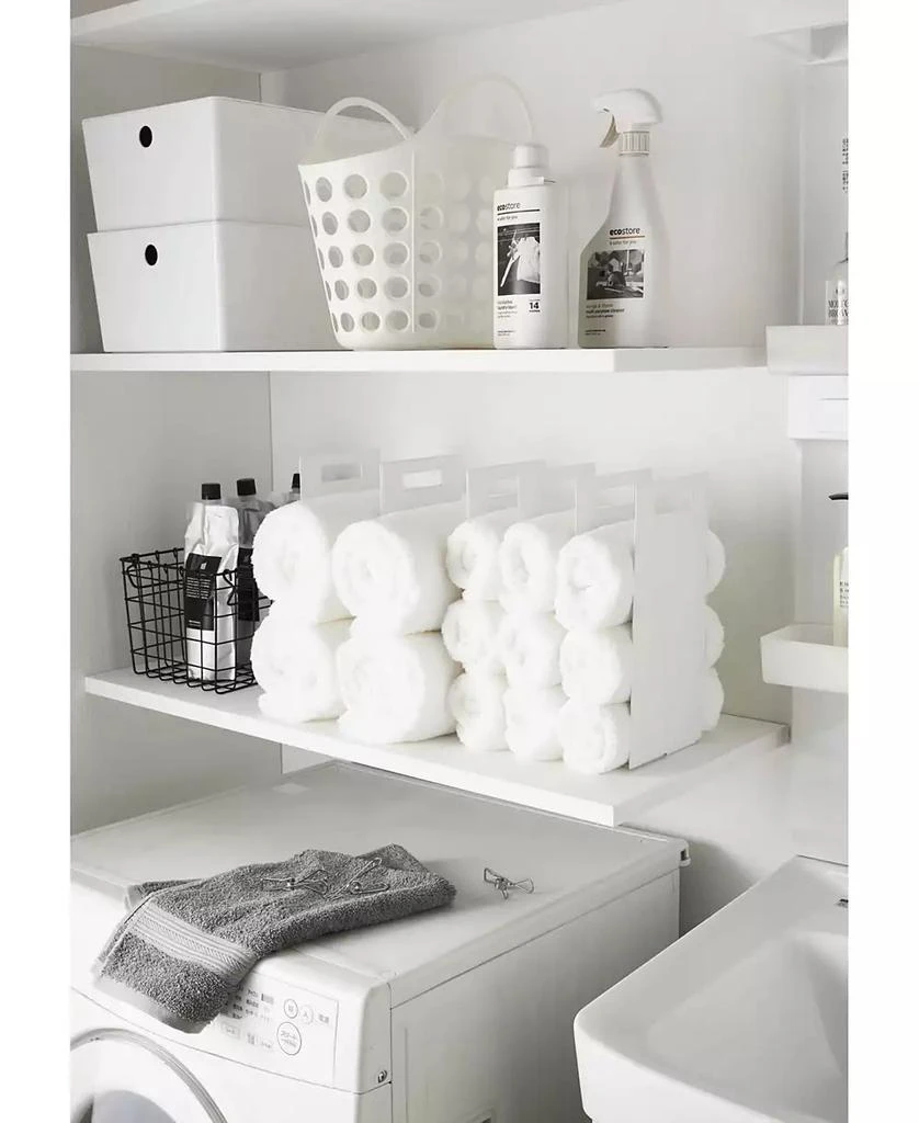 Yamazaki Home Tower Interlocking Towel Organizer Set of 2 17