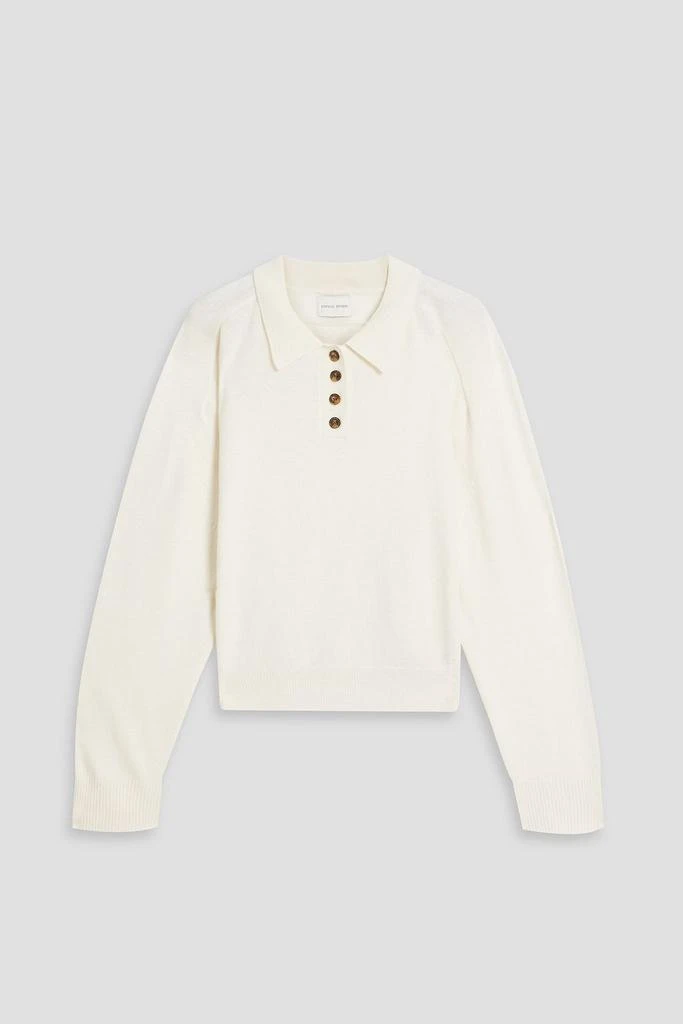 Loulou Studio Forana cashmere polo sweater 1