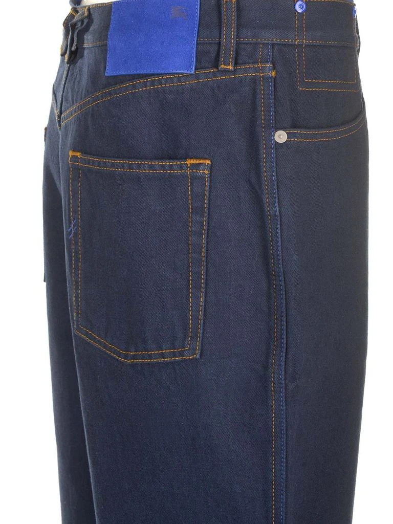 Burberry Burberry Rose Printed Turn-Up Brim Jeans 4