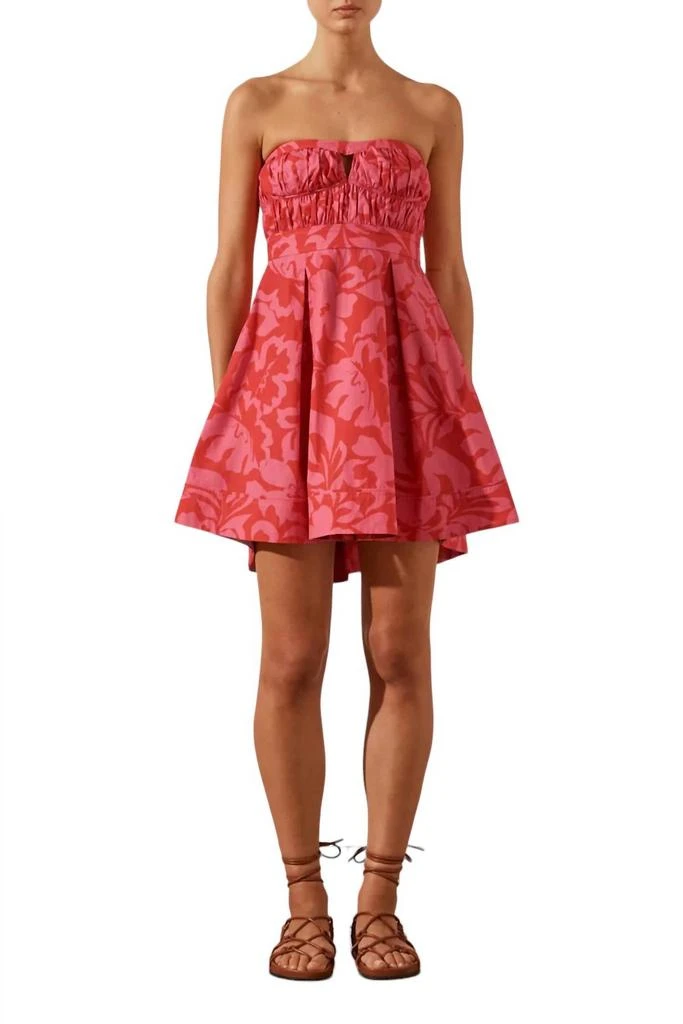 Shona Joy STRAPLESS BUSTIER MINI DRESS 1