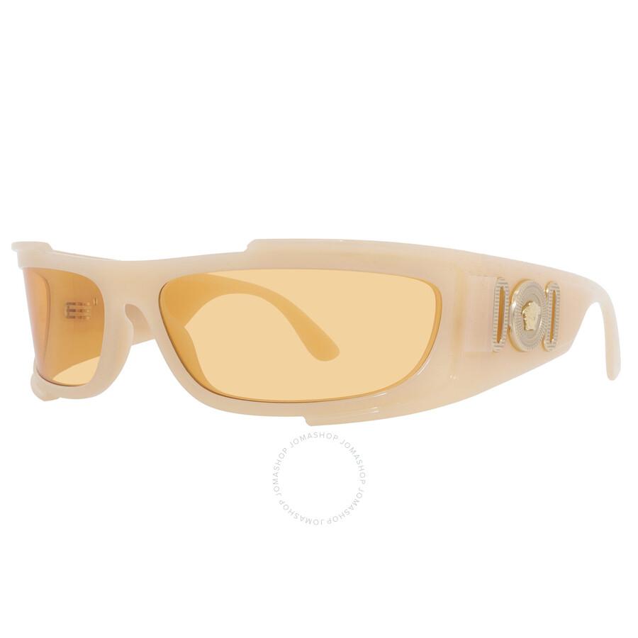 Versace Dark Orange Wrap Ladies Sunglasses VE4446 5413/7 67