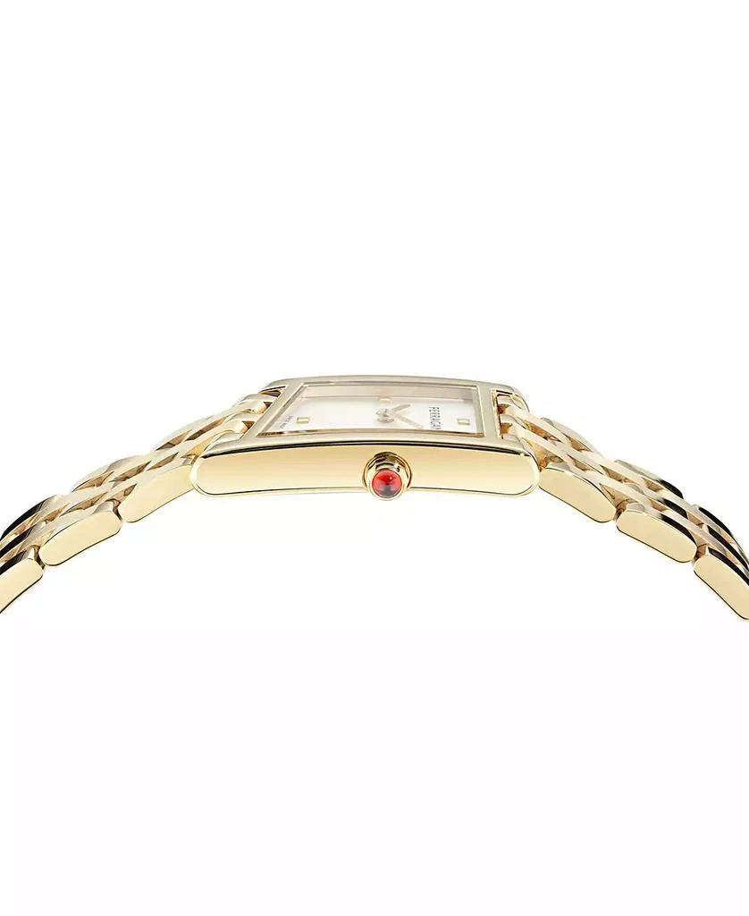 Salvatore Ferragamo Women's Swiss Asymetrique Gold Ion Plated Bracelet Watch 22x36mm 2