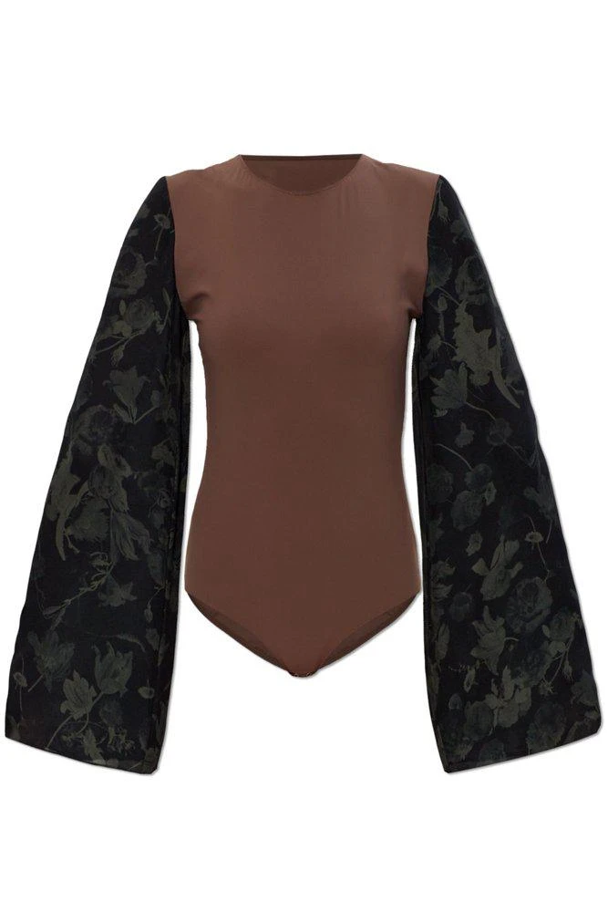 MAISON MARGIELA Maison Margiela Flared Sleeved Bodysuit
