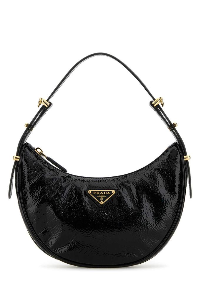 Prada ARQUé BLACK BAG IN NAPLAK PATENT LEATHER - Bags