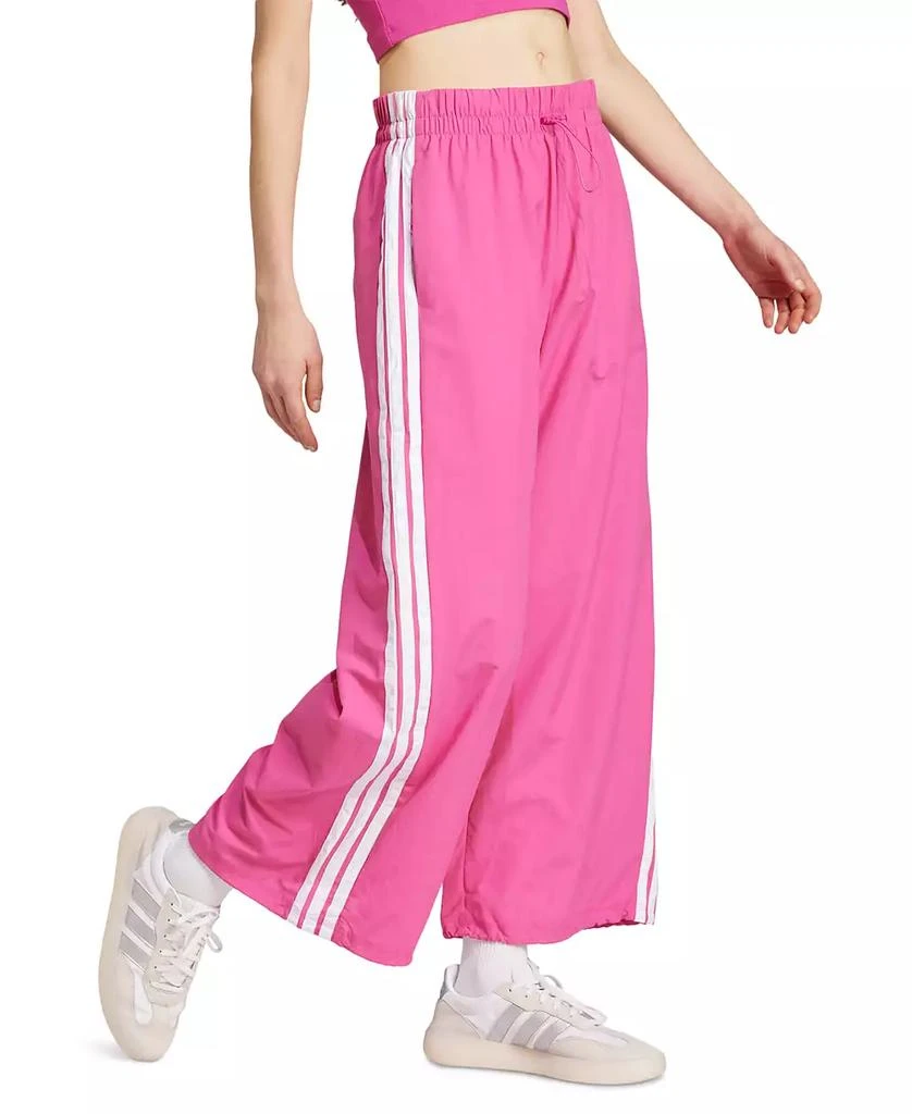Adidas Women's Essentials 3-Stripes Woven Parachute Pants 4