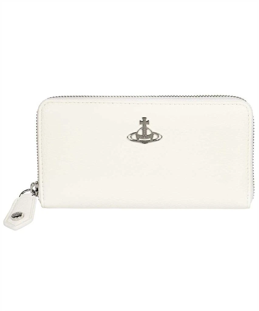 Vivienne Westwood Vivienne westwood re-vegan grain new zip round wallet 1