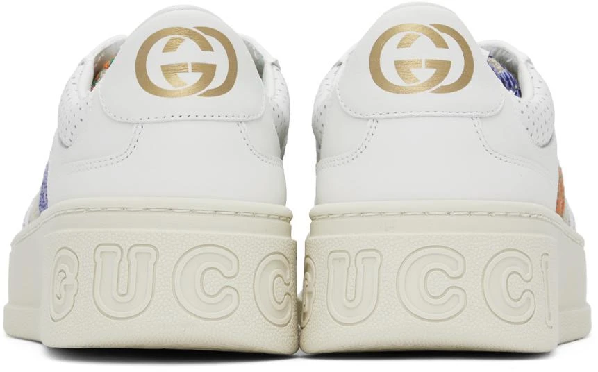 Gucci White & Beige GG Sneakers 2