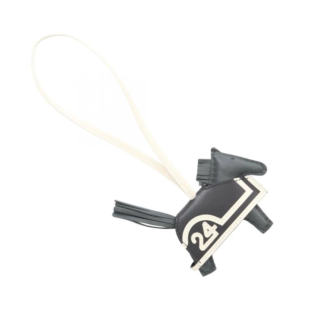 Hermes Vert Swift Leather Agneau Milo Handbag Charm (Pre-Owned) 2