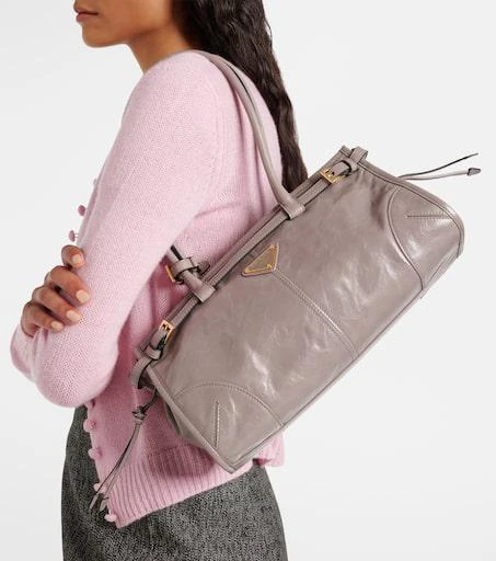 Prada Medium leather shoulder bag 2