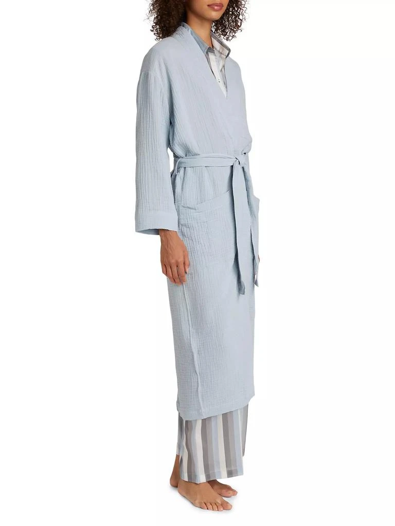 Pour Les Femmes Angel Cotton Gauze Long Robe 4