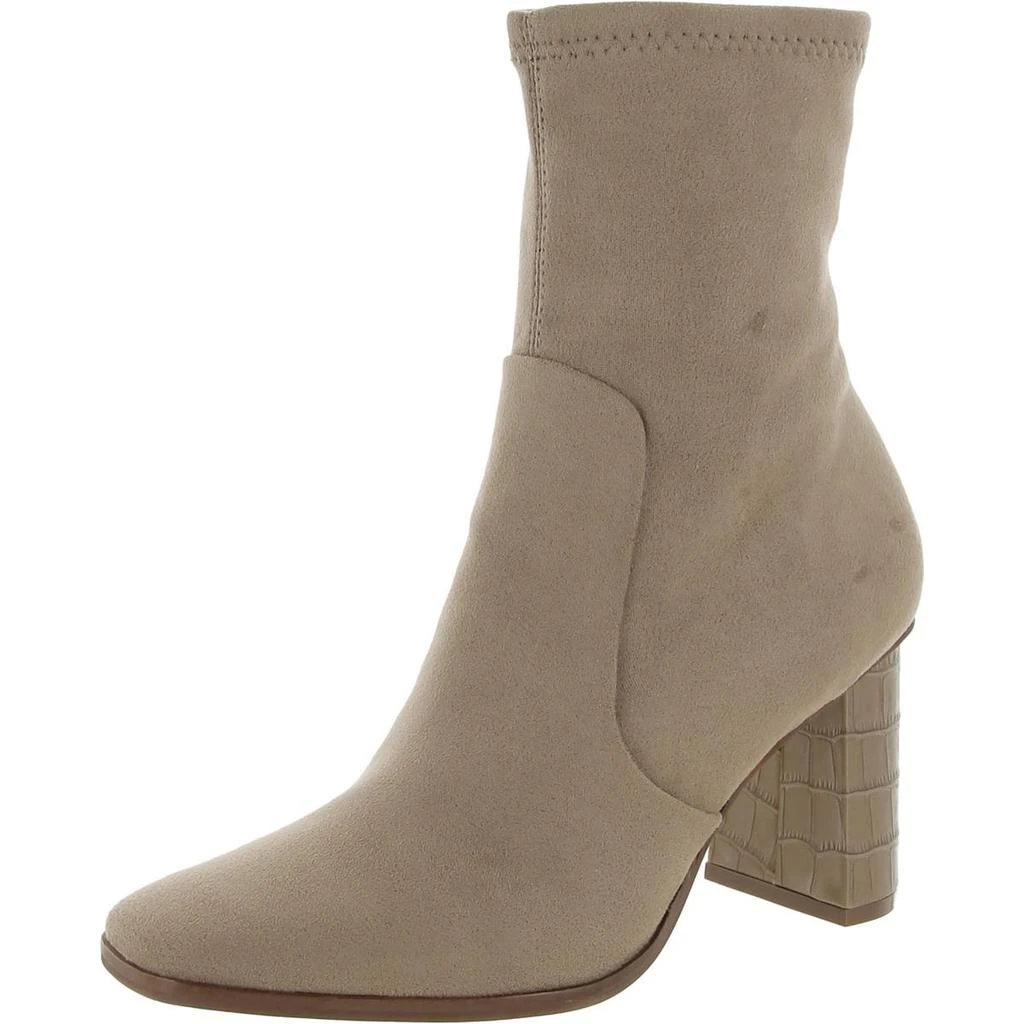 Dolce Vita Petya Womens Square Toe Embossed Heel Mid-Calf Boots 1