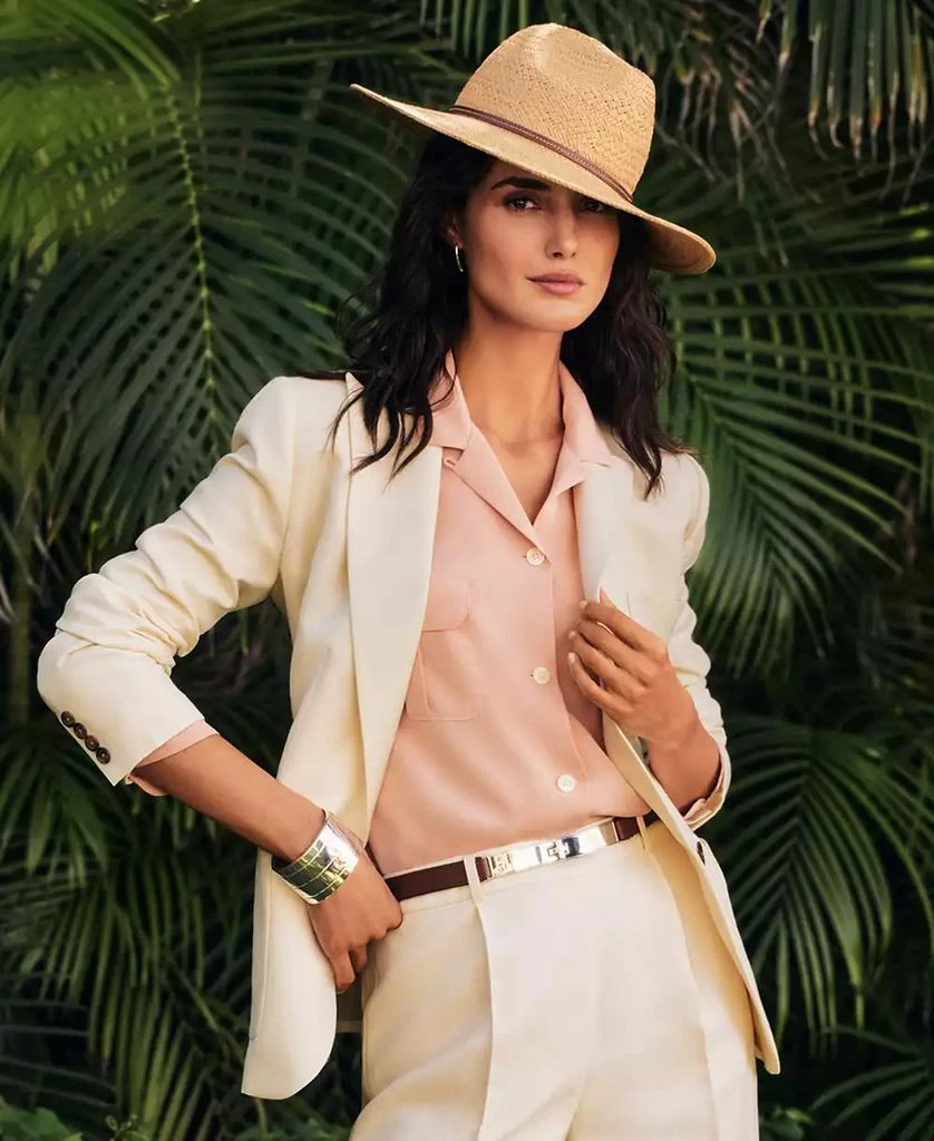 Ralph Lauren Women's Linen-Blend Twill Blazer 7
