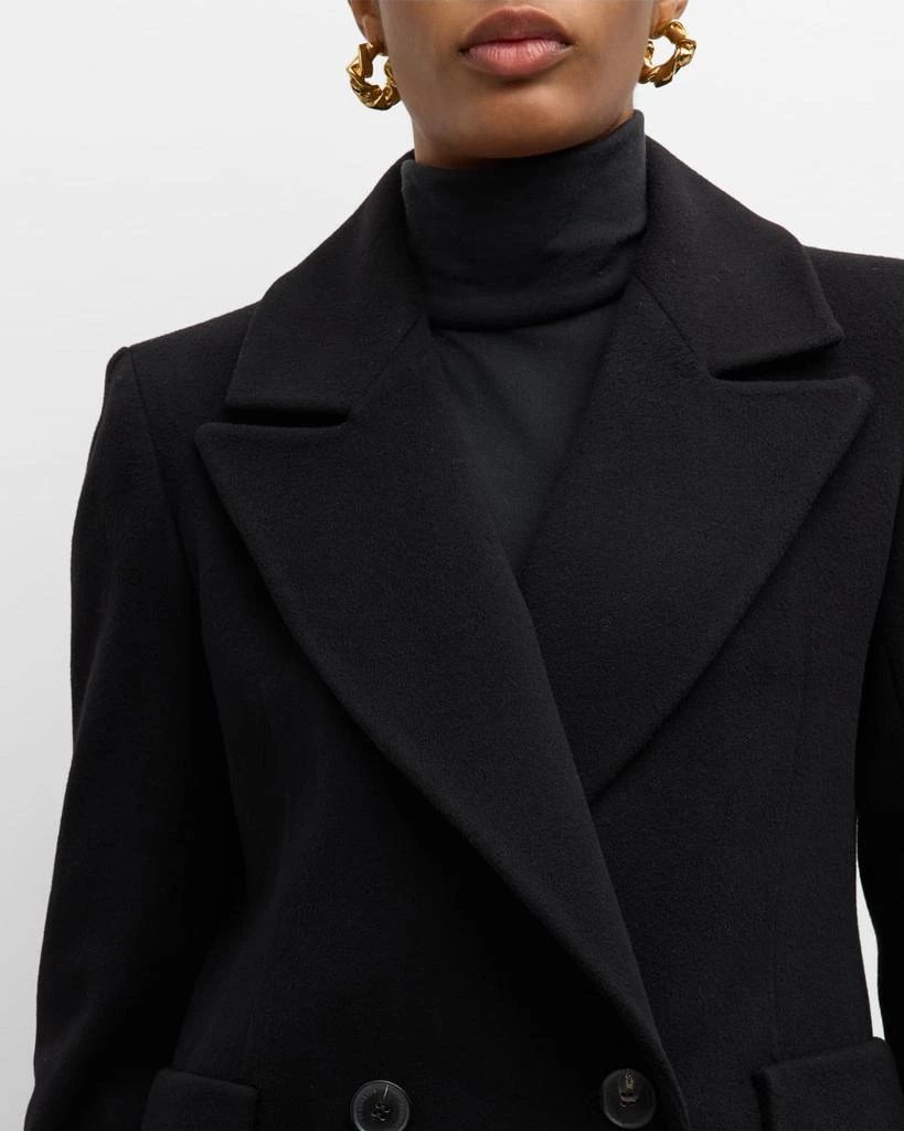 Fleurette Cami Double-Breasted Short Wool Coat 5