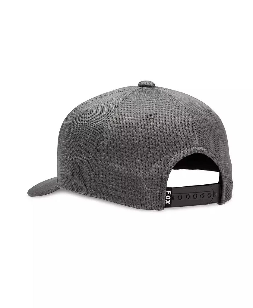 Fox Big Boys and Girls Gray Racing Lithotype 110 Structured Adjustable Hat 2