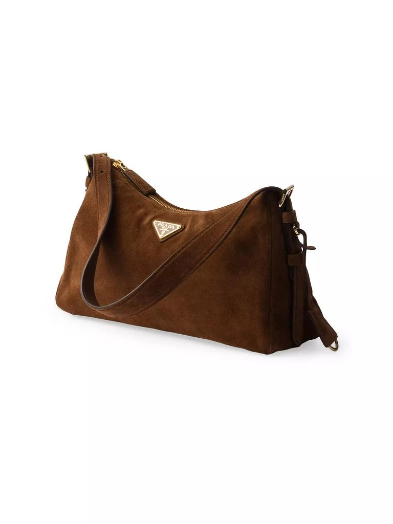 Prada Aimée Medium Suede Shoulder Bag 2