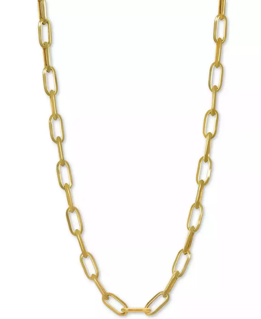 Macy's Paperclip Link 24" Chain Necklace in 14k Gold