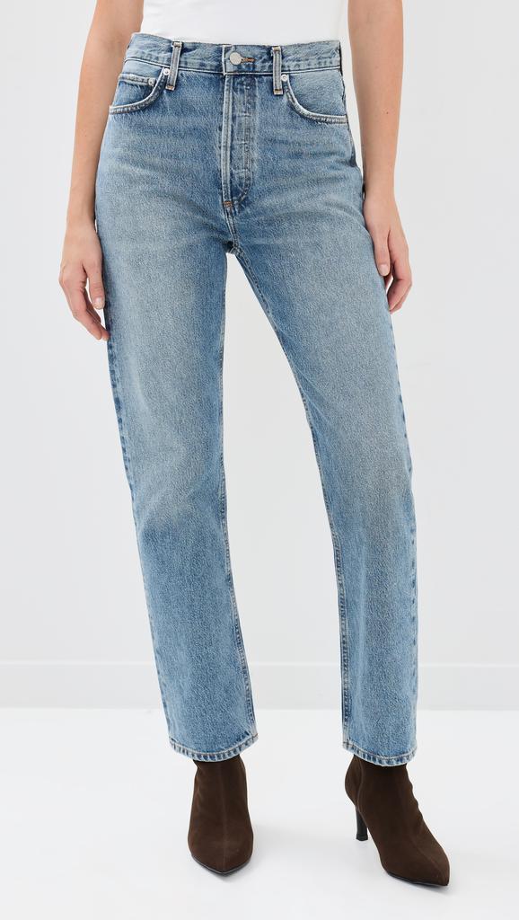 AGOLDE 90's Pinch Waist High Rise Straight Jeans