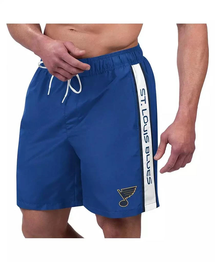G-III Sports by Carl Banks Men's Blue St. Louis Blues Streamline Volley Swim Trunks 1