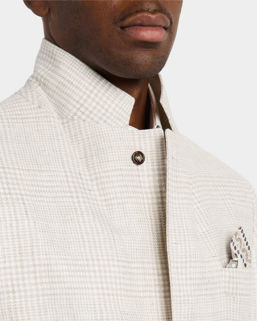 Brunello Cucinelli Men's Prince of Wales Plaid Cavallo Suit 7