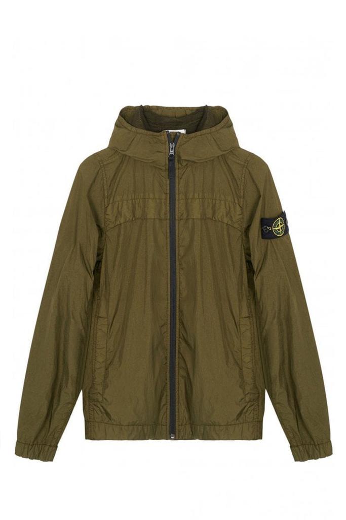 ストーンアイランドジュニア　コンパスパッチ　パデッドジャケット　12Y Stone Island コンパスモチーフ パデッドジャケット | ブルー
