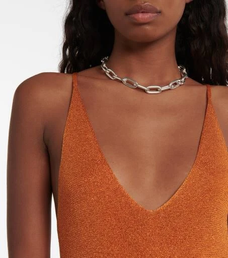 DODO BAR OR Metallic knit maxi dress 4