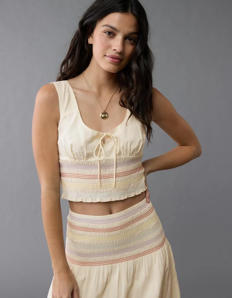 AE AE Pride Smocked Crop Top 2