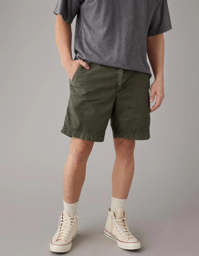 AE AE 9" Flex Weekend Linen-Blend Short 1
