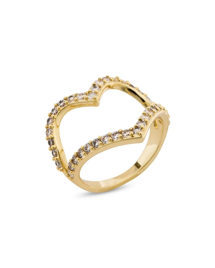 AQUA Open Heart Ring - Exclusive 1