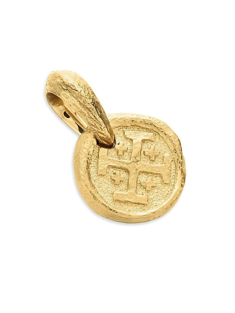 David Yurman Shipwreck Coin Amulet in 18K Yellow Gold, 17MM 3